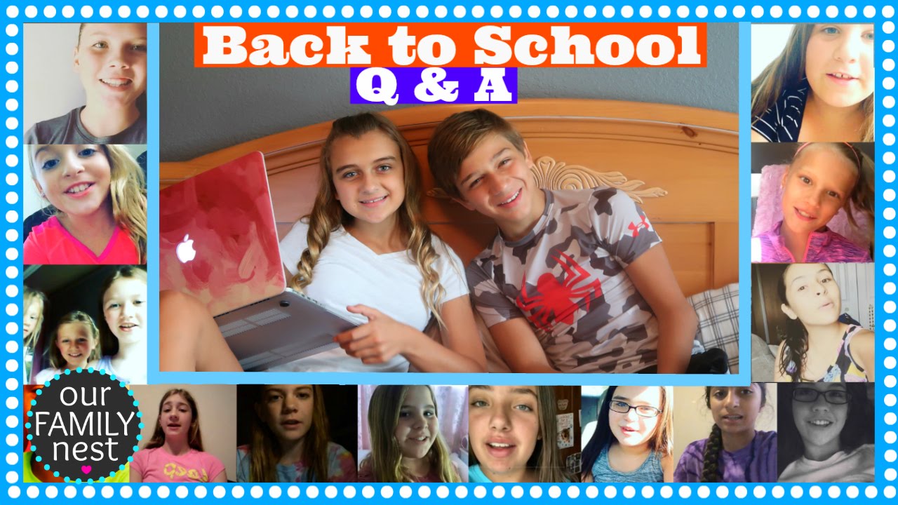 BACK TO SCHOOL Q & A ~ YOUR INSTAGRAM QUESTIONS!!