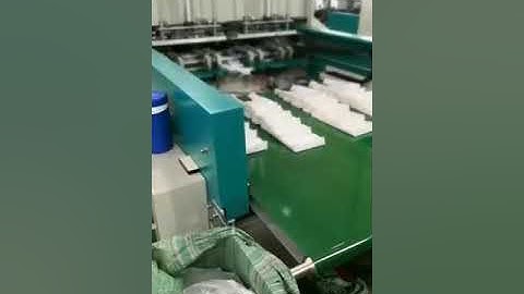 Máy cắt túi ni lông tự động 2 tầng 8 cuộn 4 làn.