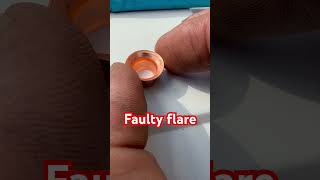 Faulty flare! #hvac #funny #airconditioning #diy #fyp