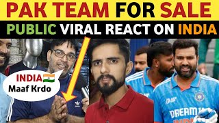 INDIA SORRY PAKISTANI PUBLIC VIRAL REACTION AFTER LOSING MATCH |INDIA VS PAK WORLD CUP 2023 REAL TV