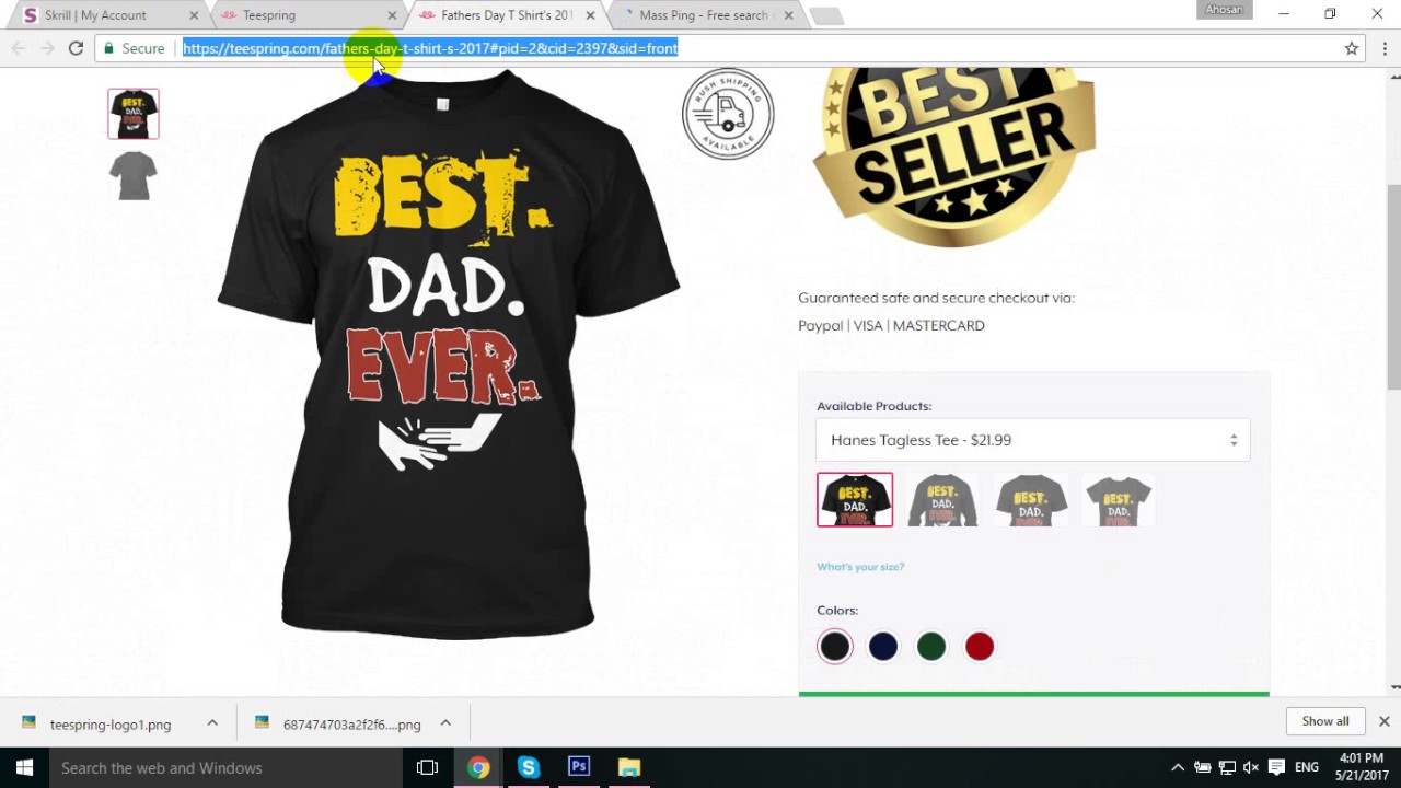 teespring t shirts current campaigns