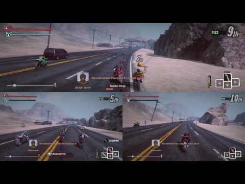 Road Redemption Splitscreen Gameplay - June 2017