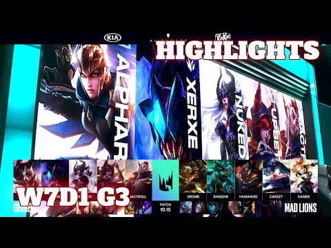 Origen vs Mad Lions (Extended Highlights) | Week 7 Day 1 S10 LEC Summer 2020 | OG vs MAD W7D1