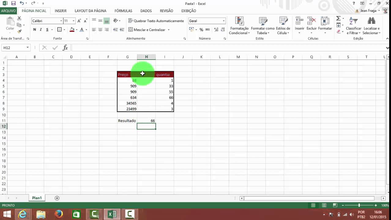 Curso avancado de excel