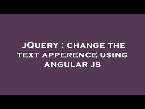 jQuery : change