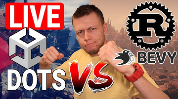 LudumDare 53 Check-in: Unity DOTS vs. Rust BEVY - Showdown with @logicprojects