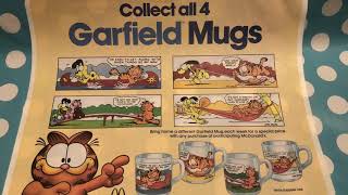McDonald’s Garfield Mugs 1980s 80s 80sThen80sNow 80sThen 80sNow 80s Then 80s Now