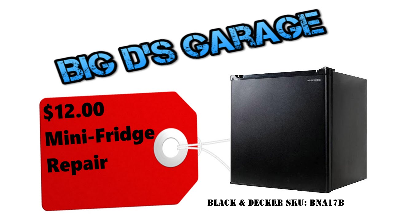 Black and Decker Mini Fridge Getting Too Cold (Model BCF27) :  r/appliancerepair