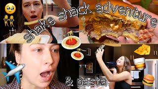 SHAKE SHACK adventure & making pasta at home