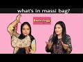 What's in massi bag? ft.Fatima Faisal | Iqra Kanwal.