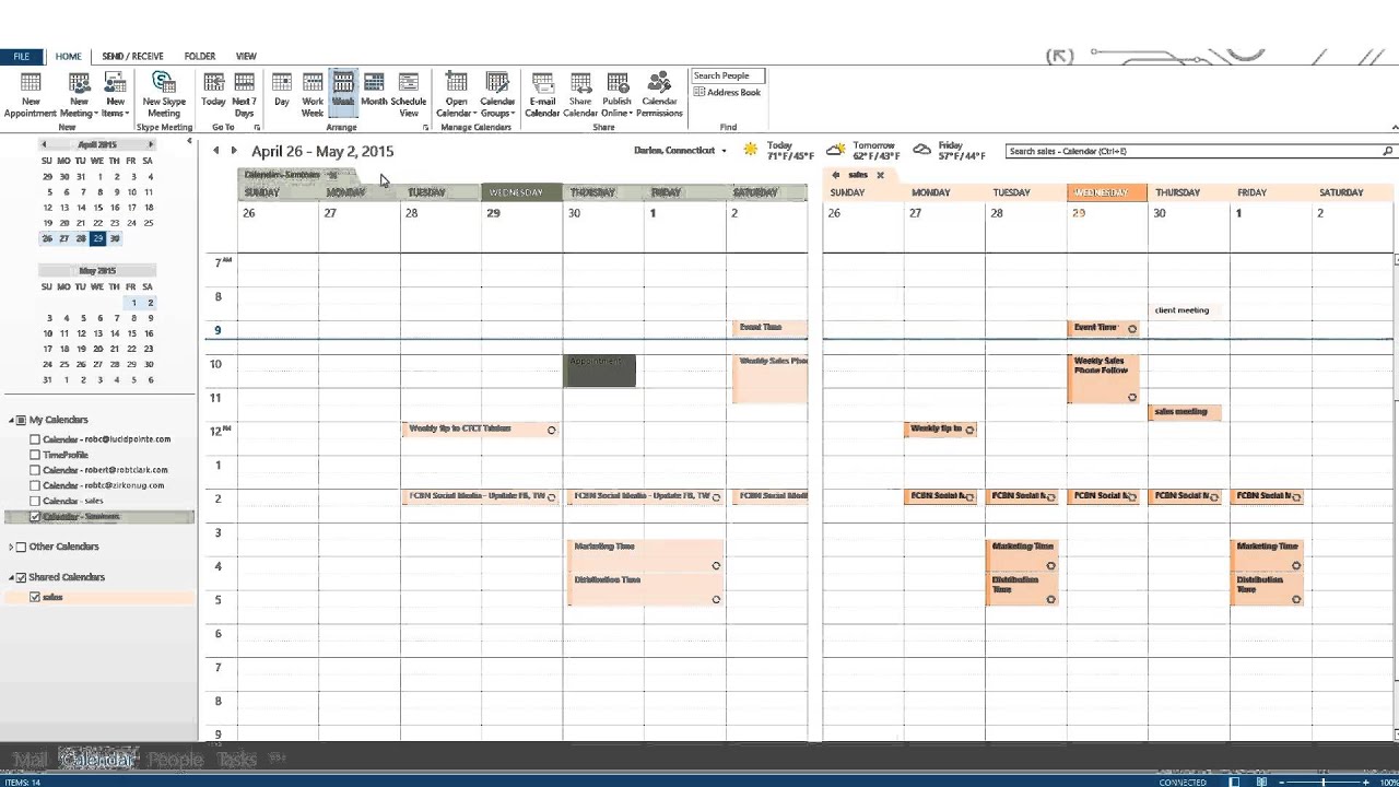Office 365 Shared Calendars YouTube