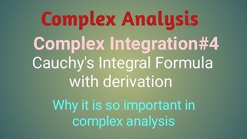 Complex Analysis ||Complex Integration #4||Cauchy