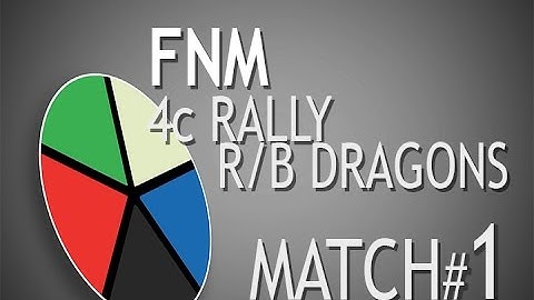 4C Rally vs R/B Dragons - GAME 1 -  FNM Finals 2/15/15