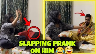 SLAPPING PRANK 😳| He Got Angry😡| Prank On Husband | Prank Gone Wrong 😰| Tamil Prank | KL With TN