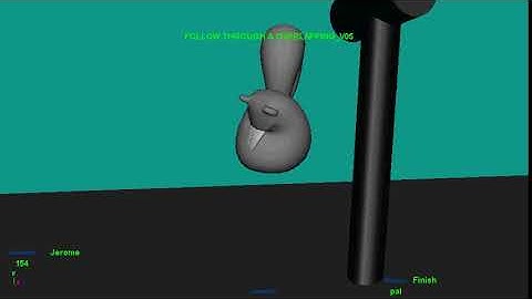 JEROME TAN 3D animation practice (FOLLOW THROUGH & OVERLAPPING)