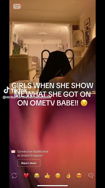 GIRLS WHEN SHE SHOW ME WHAT SHE GOT ON OMETV BABE!! 😉 #Girls #Babe #MrBufferBieber #OmeTV #Omegle
