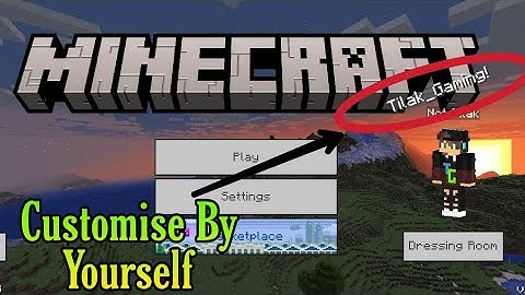 Make Your Custom Splash Text In MCPE | Minecraft Pe (Tutorial)