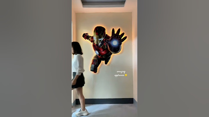 Iron man led wall sticker online available.