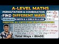 A level permutation and combination