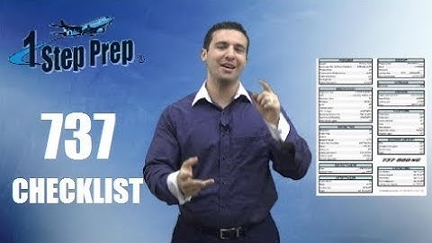 737 CHECKLIST TIPS by Joe Munoz from 1StepPrep!