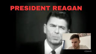 RONALD REAGAN! British guy reacts to - A TIME FOR CHOOSING! GO USA 🇺🇸