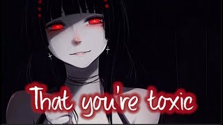 【Nightcore】→ Toxic (cover) || Lyrics chords