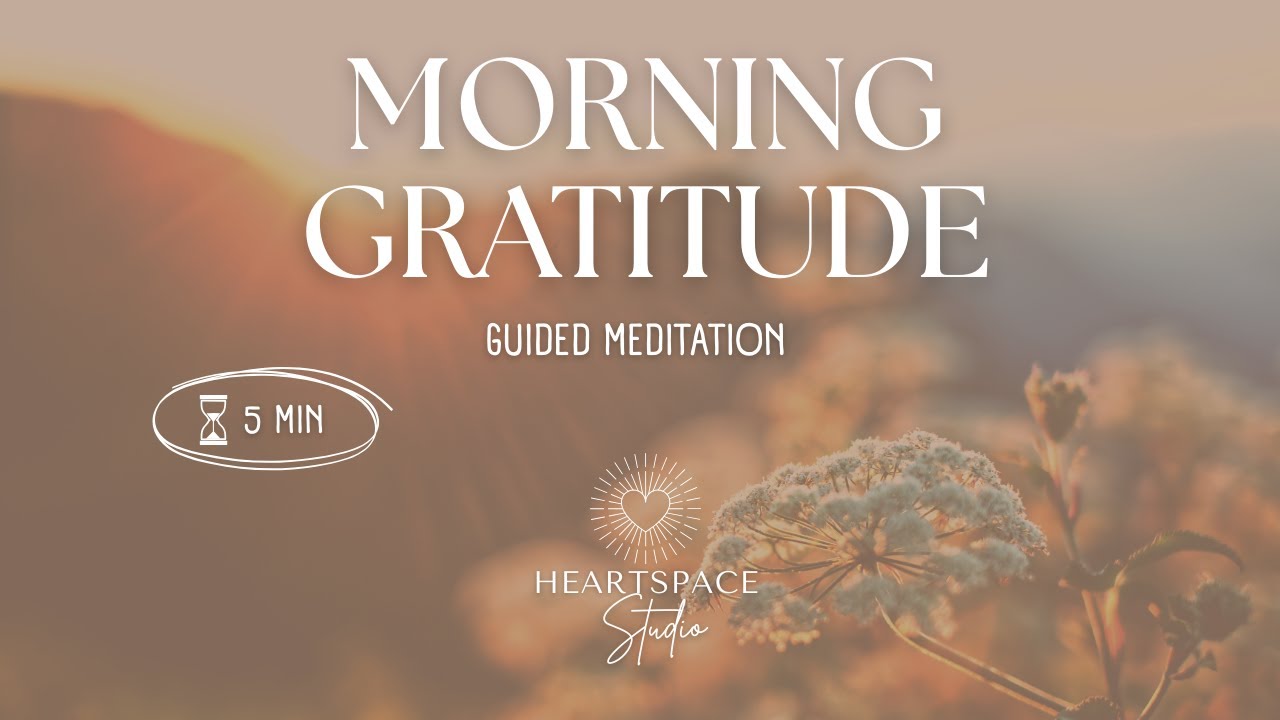 5 Minute Morning Meditation Guided meditation with Affirmations for ...