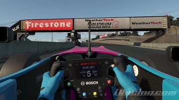iRacing Laguna Seca F3 Dallara (Dry) Track Guide (Hotlap + Telemetry)