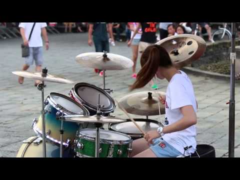 Video Hot Drummer Girl - Beautiful Girl - Trouble Maker - youtube