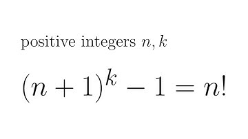 Diophantine Equation on Powers and Factorials | Singapore Mathematical Olympiad 2008
