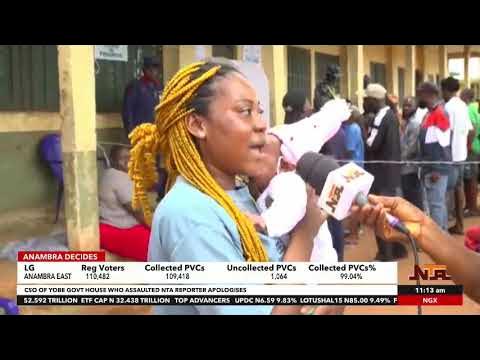 A Mother Of a Two-month-old Baby Defies The Moment To Cast Her Ballot A Mother Of a Two-month-old Baby Defies The Moment To Cast Her Ballot