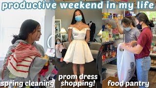 INSANELY PRODUCTIVE WEEKEND IN MY LIFE! (spring cleaning, community service, mother’s day, & more!)