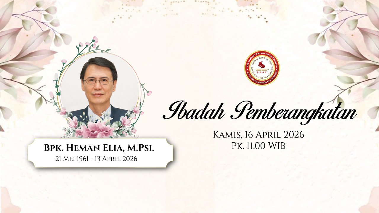 Ibadah Pemberangkatan Bpk. Heman Elia, M.Psi.