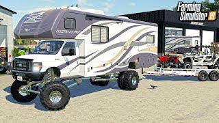 MONSTER CAMPER BUILD FOR CUSTOMER! $140,000 BUILD! (ROLEPLAY) | FARMING SIMULATOR 2019