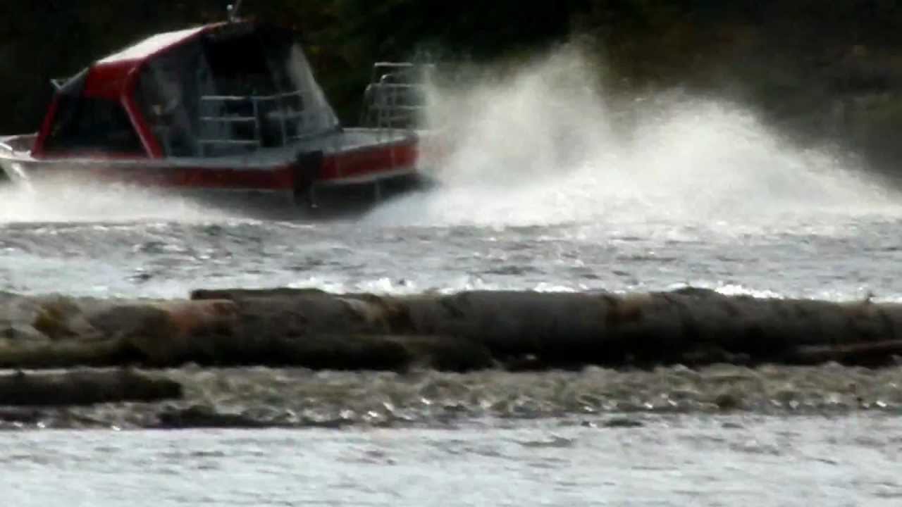 Jetboating the Salcha River.. YouTube