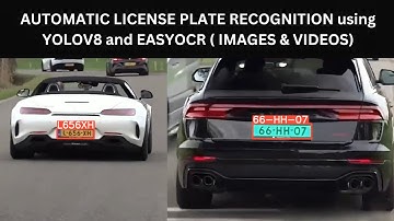 Automatic License Plate Recognition using YOLOV8 and EasyOCR ( Images & Videos)