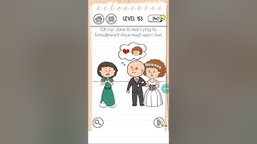 Brain test 3 level #153 walkthrough solution