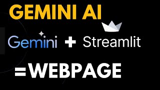 How to use Streamlit And Gemini AI | Easy frontend for Gemini AI