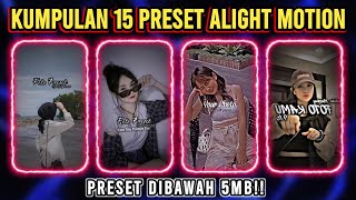 KUMPULAN 15 PRESET BASE ALIGHT MOTION TERBARU 2022 - PRESET AM DIBAWAH 5MB