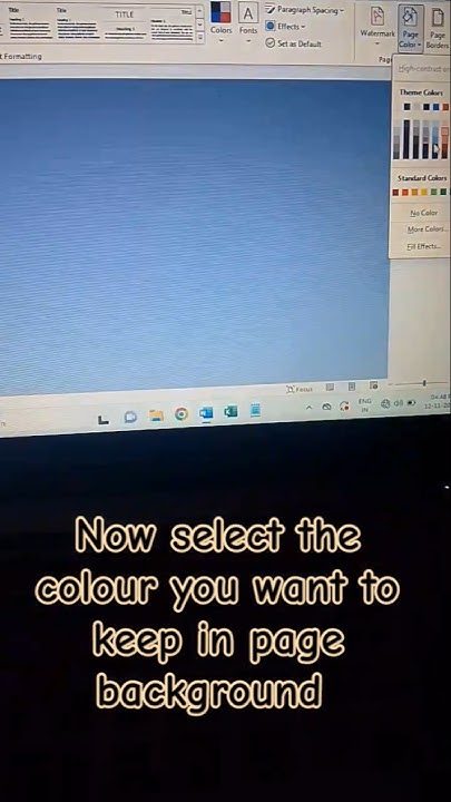 changing-page-colour-in-word-shortcut-key-windows11-microsoftword