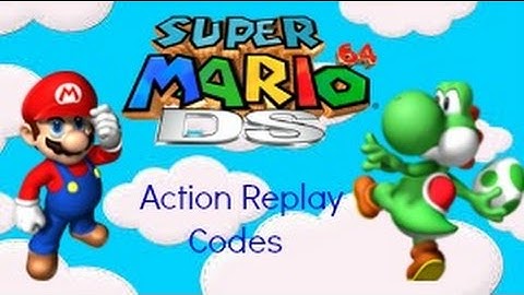 Super Mario 64 DS Action Replay Codes Showcase (pt 1)