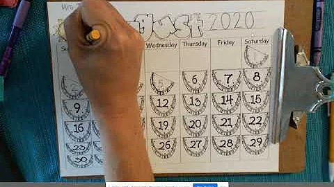 August Calendar