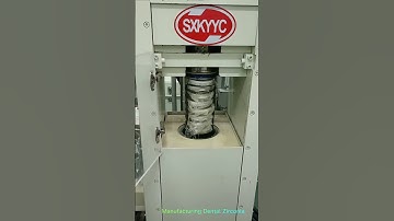 Behind the stage of making dental zirconia #shorts