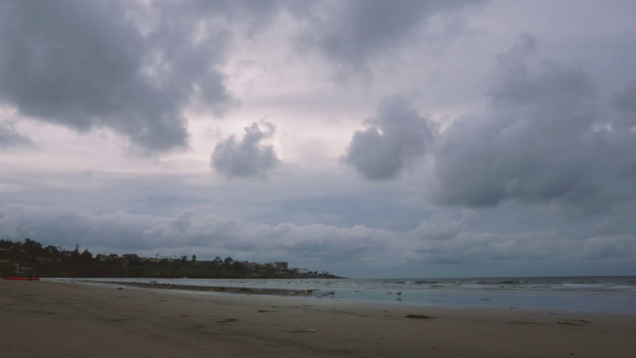 Timelapse La Jolla Shores Storm YouTube