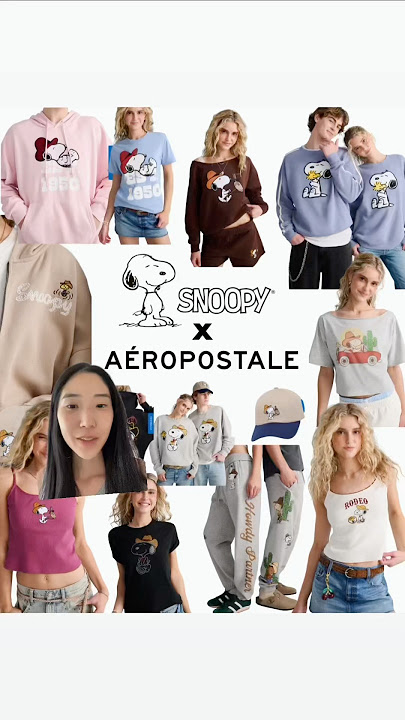 SNOOPY x AEROPOSTALE!!