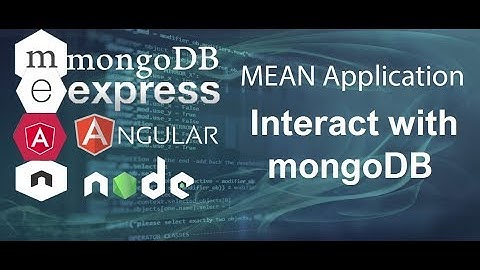 Mean Stack Tutorial #3 Interact with mongoDB