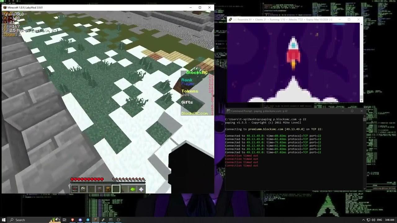 🌌 Resemble C2 | How to ddos minecraft server | BlocksMC - YouTube