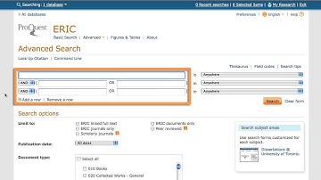 Search the ERIC Database