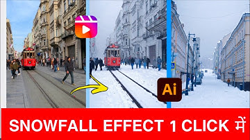 Trending Ai SNOWFALL EFFECT Video Editing ❄️ | Instagram Viral Snowfall Kashmir Video Kaise Banaye