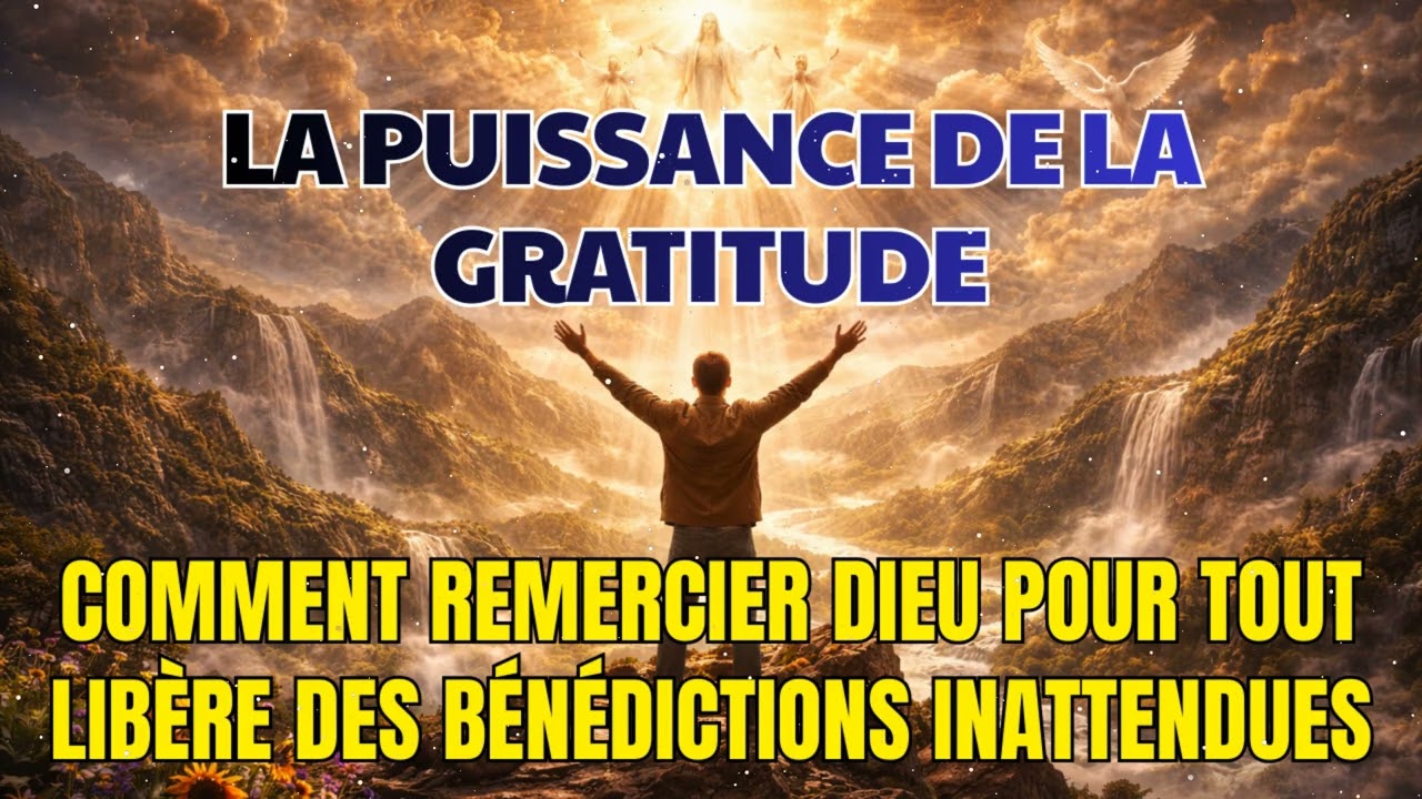 La Puissance spirituelle de Remercier Dieu pour TOUT